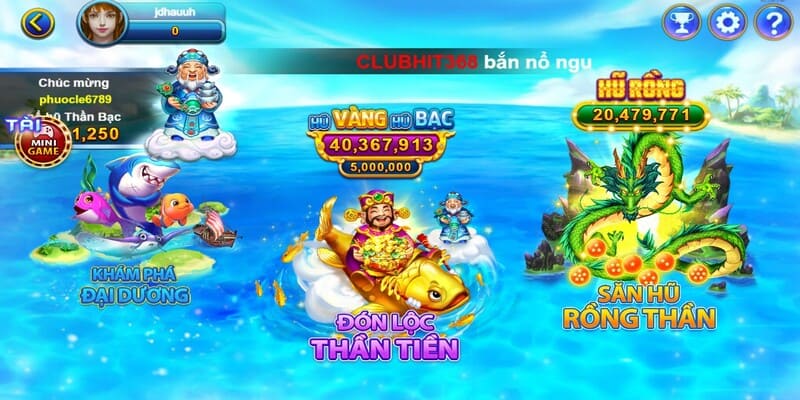 Săn thưởng cùng game bắn cá khám phá đại dương